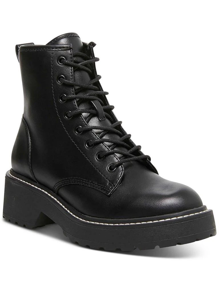 Madden Girl Carra Womens Rhinestone Lug Sole Ankle Boots 16