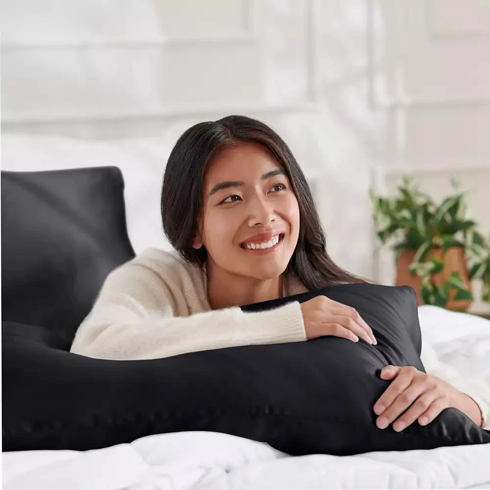 Bare Home Envelope Closure Mulberry Pillowcase, Queen 4