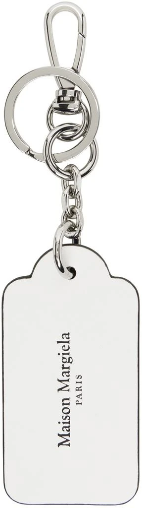 MAISON MARGIELA White
Black Tag Keychain