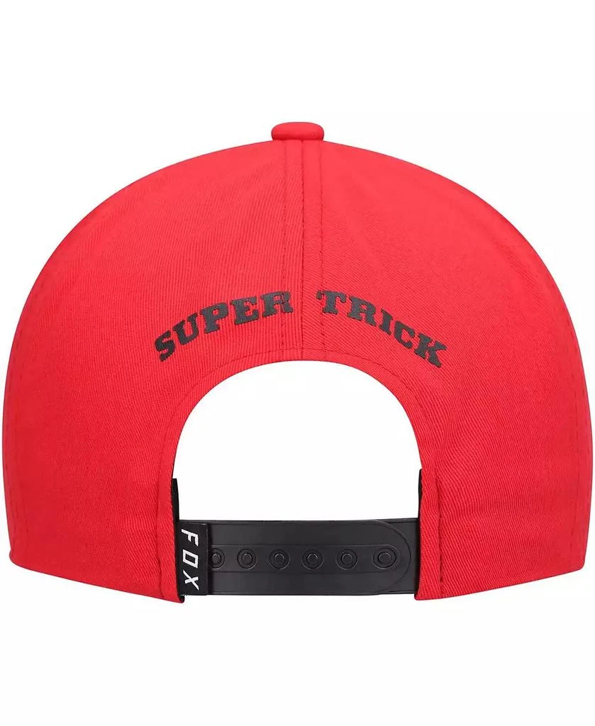 Fox Big Boys and Girls White, Red Super Trik Snapback Hat 4