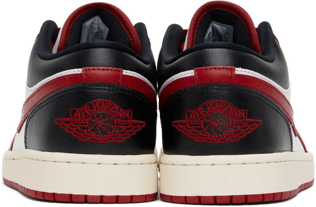 Jordan Black & Red Air Jordan 1 Low Sneakers 2