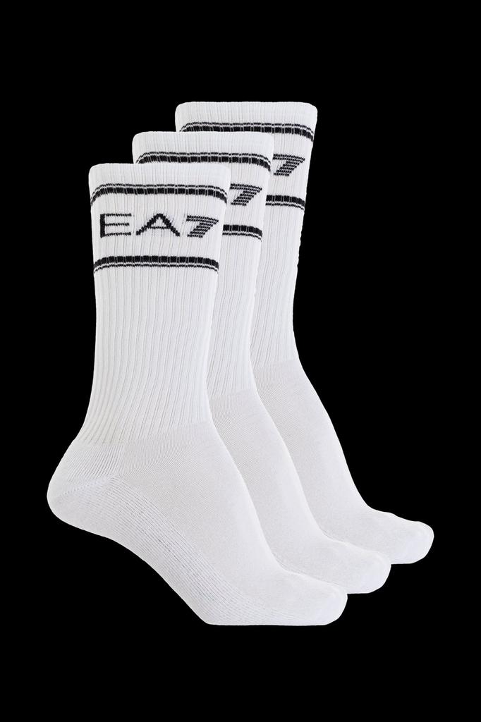 EA7 EMPORIO ARMANI Ea7 Emporio Armani Logo-Intarsia Three Pack Socks