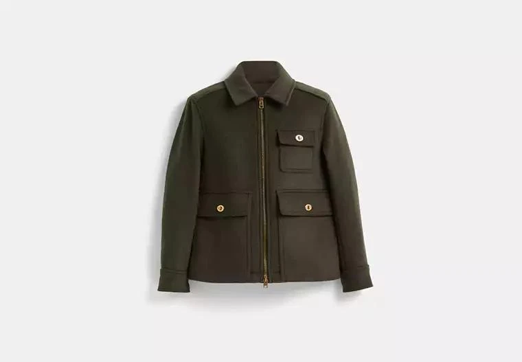 Coach Restored Short Wool Coat
