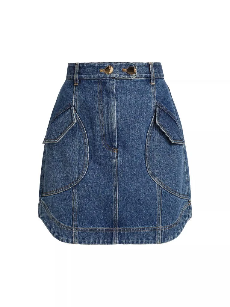 Acler Glenfern Denim Miniskirt 1