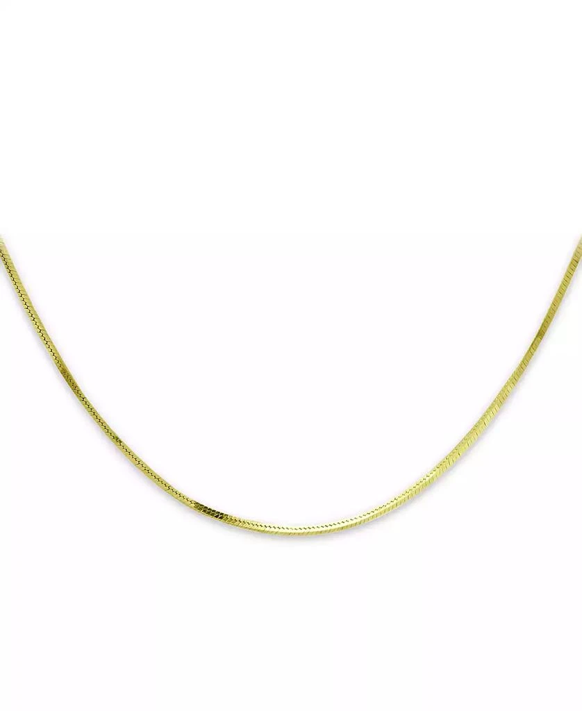 Giani Bernini Square Snake Link 24" Chain Necklace in 18k Gold-Plated Sterling Silver, Created for Macy's 3