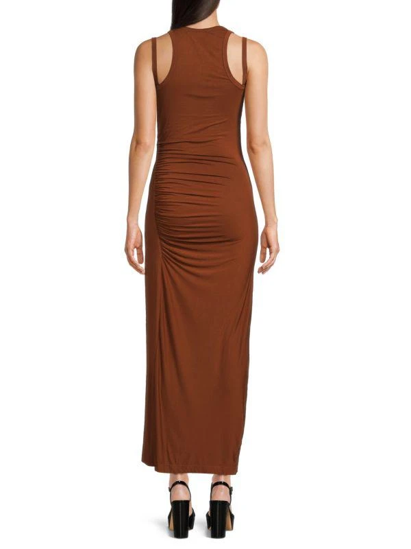 Third Form Push Pull Ruched Maxi Tank Dress 2