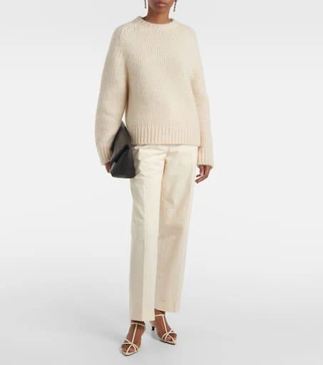 Jil Sander Cropped cotton straight pants 2