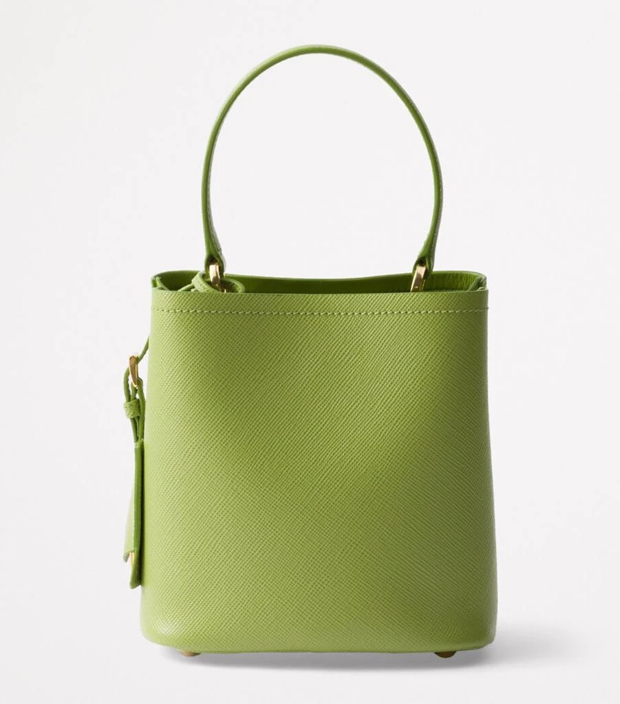 Prada Small Saffiano Leather Panier Top-Handle Bag 3