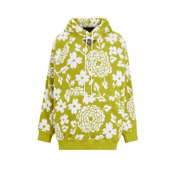 Prada Jacquard towelling hoodie 1