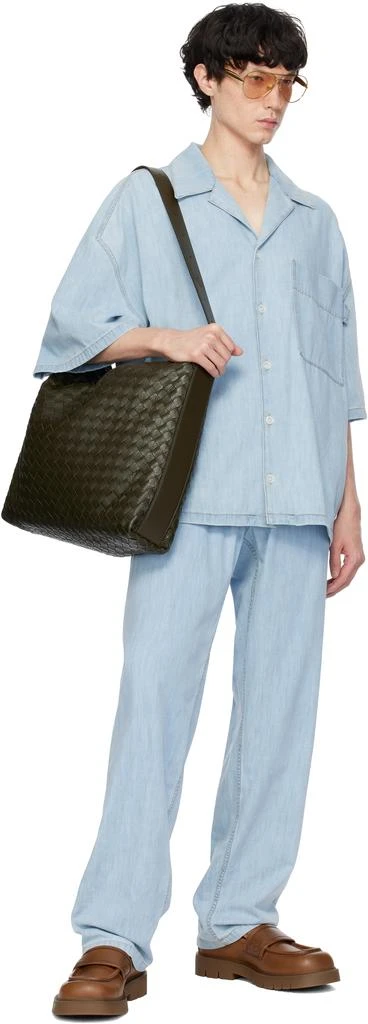 Bottega Veneta Khaki Traveller Bag 4