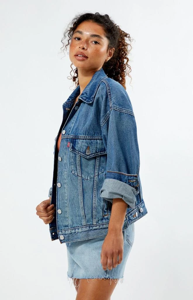 Levi's Medium Indigo '90s Denim Trucker Jacket 3