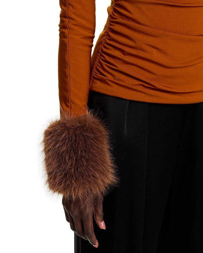 Adrienne Landau Faux Fur Cuff Top 4