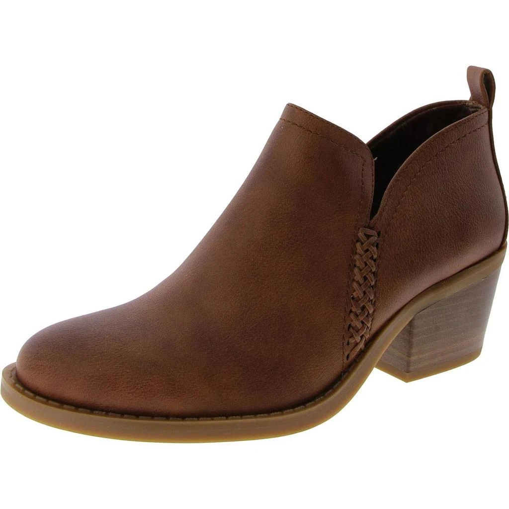 Baretraps Lidian Womens Faux Leather Ankle Booties 1