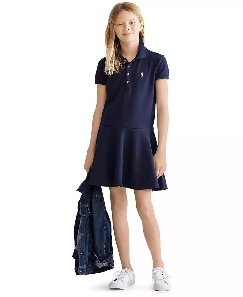 Ralph Lauren Girls
7-16 Cotton Mesh Short-Sleeve Polo Dress