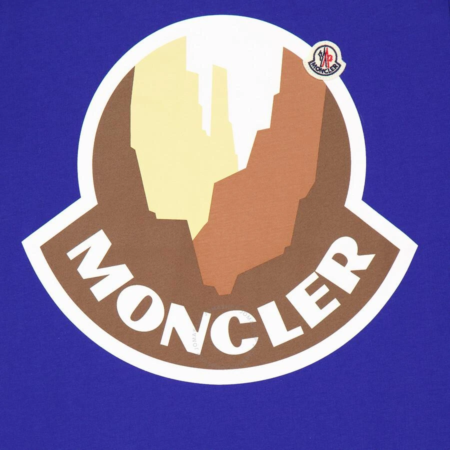 Moncler Kids Logo Print Cotton T-Shirt 2