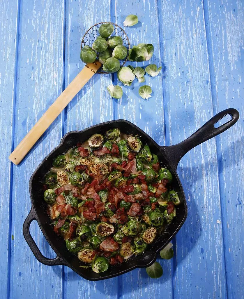 Victoria 10" Cast Iron Deep Grill Pan 11