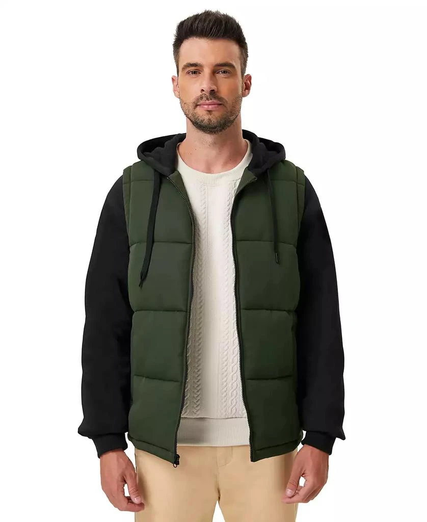 HAWKE & CO Men's Puffer Vest & Hoodie 1