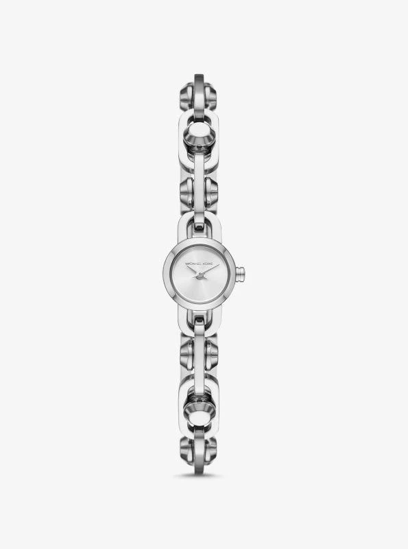 Michael Kors Mini Astor Link Silver-Tone Bracelet Watch 1