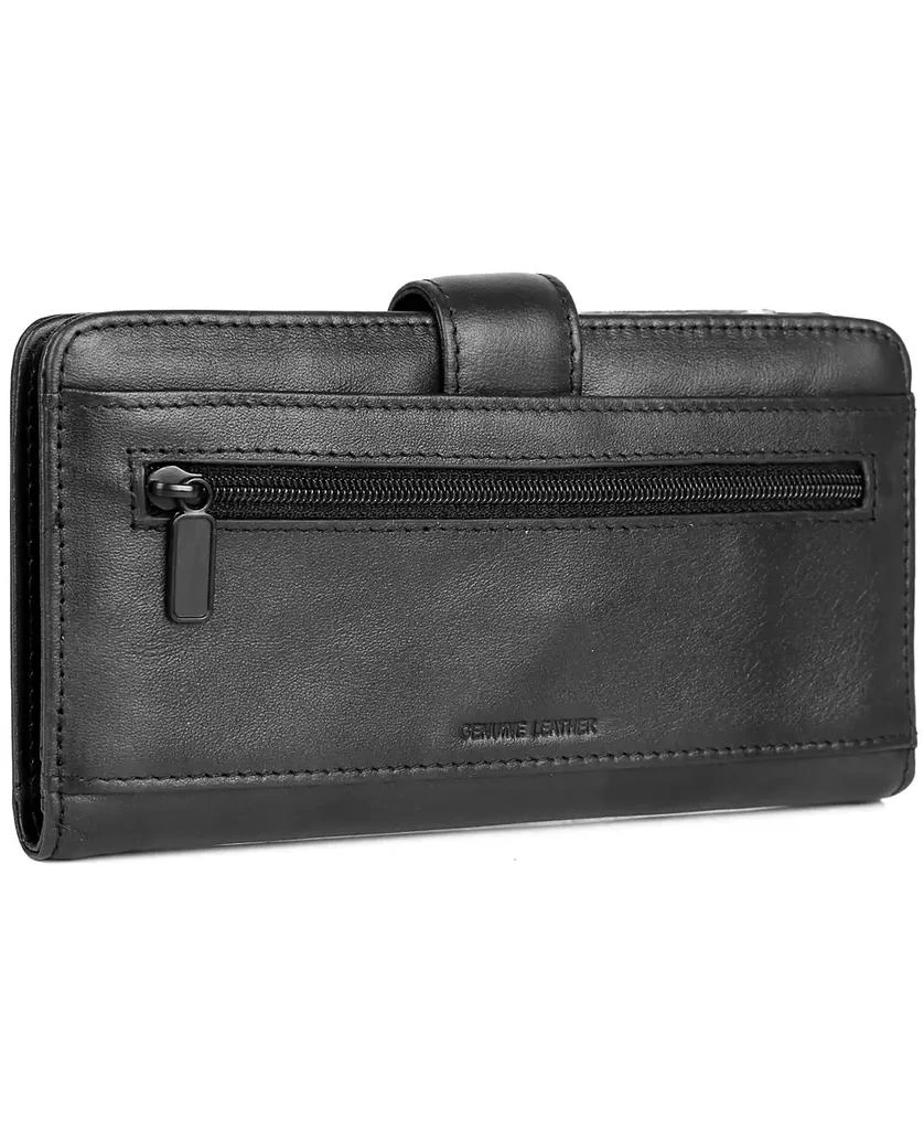 Julia Buxton Women's Heiress Pik-Me-Up Checkbook Keeper Wallet 3