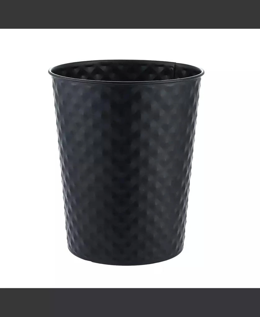 Cameo 5 Liter Waste Basket Can for Garbage, Round Open Top Trash Can for Bathroom Bedroom, Kitchen, Stainless Steel, Fingerprint Resistant