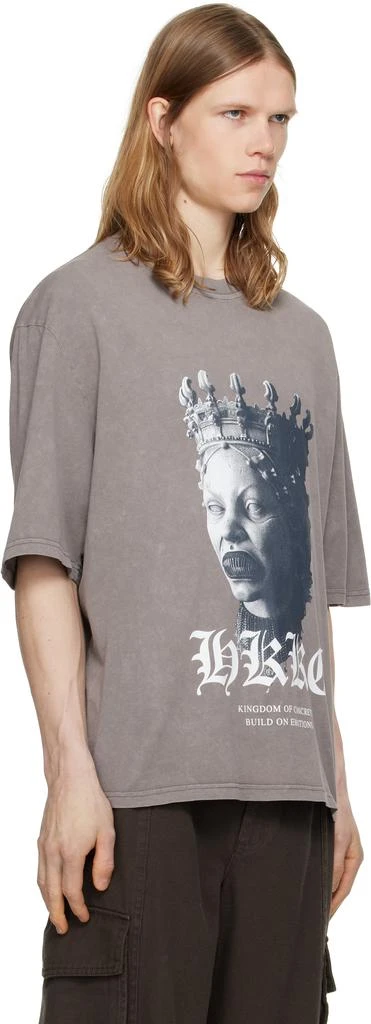 Han Kjobenhavn Gray Oversized Sculpture T-shirt 2