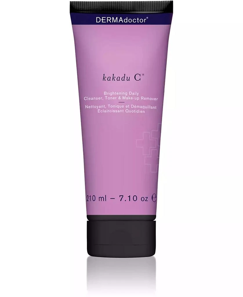 DERMAdoctor Kakadu C Brightening Daily Cleanser, Toner & Make-Up Remover, 7.1-oz. 1