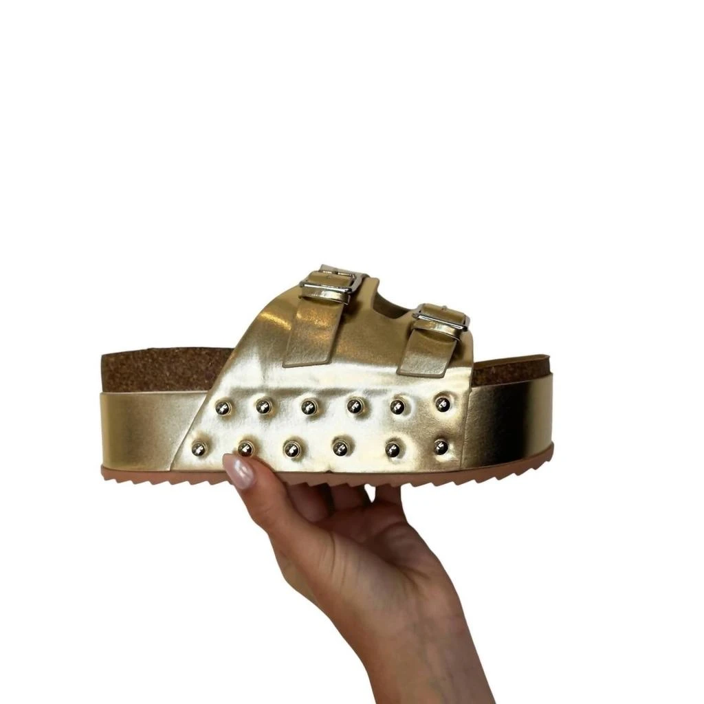 Pazzle Women's Elevate Platform Sandals In Gold 1