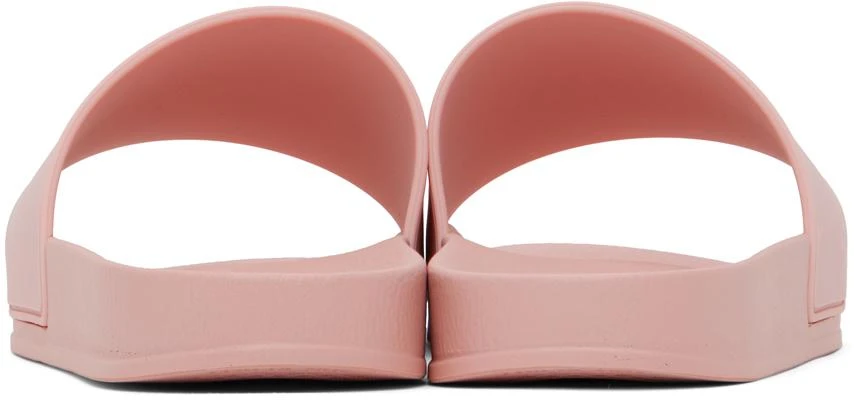Palm Angels Pink Monogram Pool Slides 2