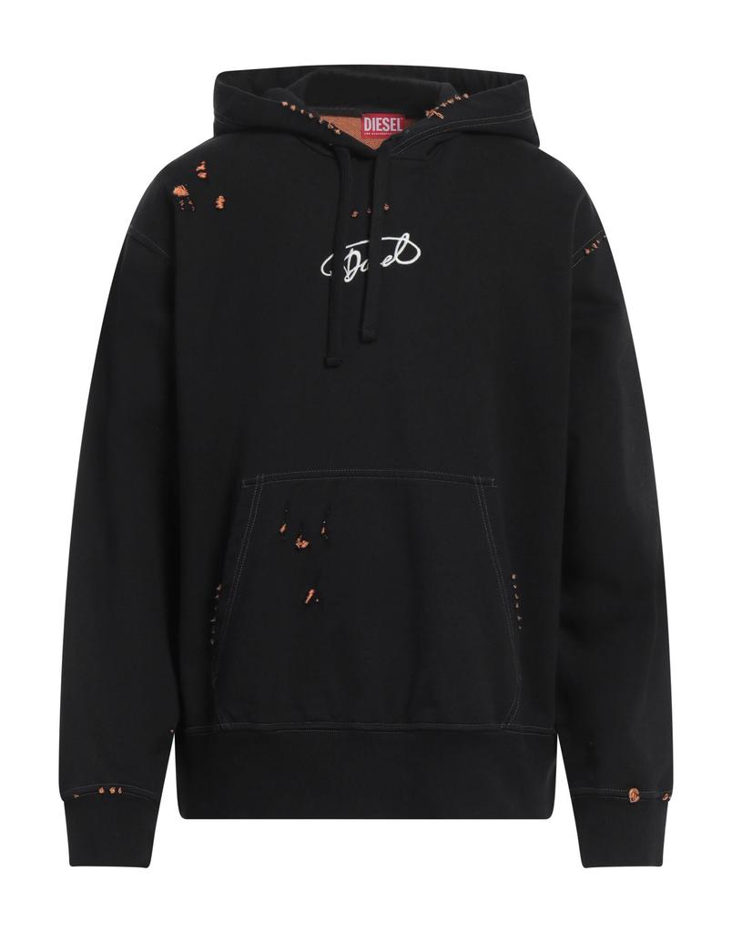 Shop Diesel S-Wafy-Zip Faded Effect Sweatshirt on Sale at