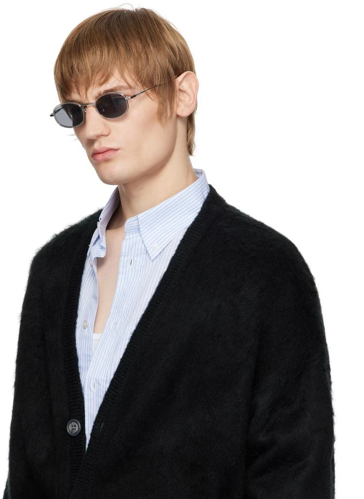 BONNIE CLYDE Silver & Black Bicycle Sunglasses 4