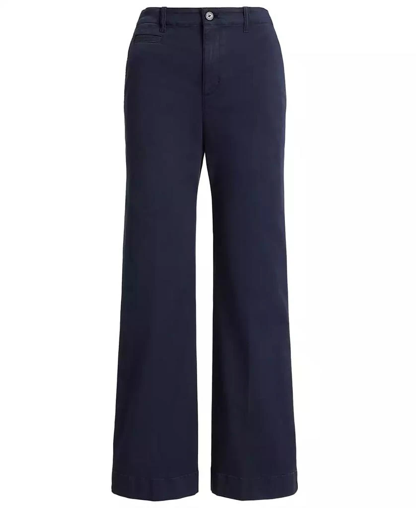 Ralph Lauren Petite High-Rise Flare Chino Pants 2