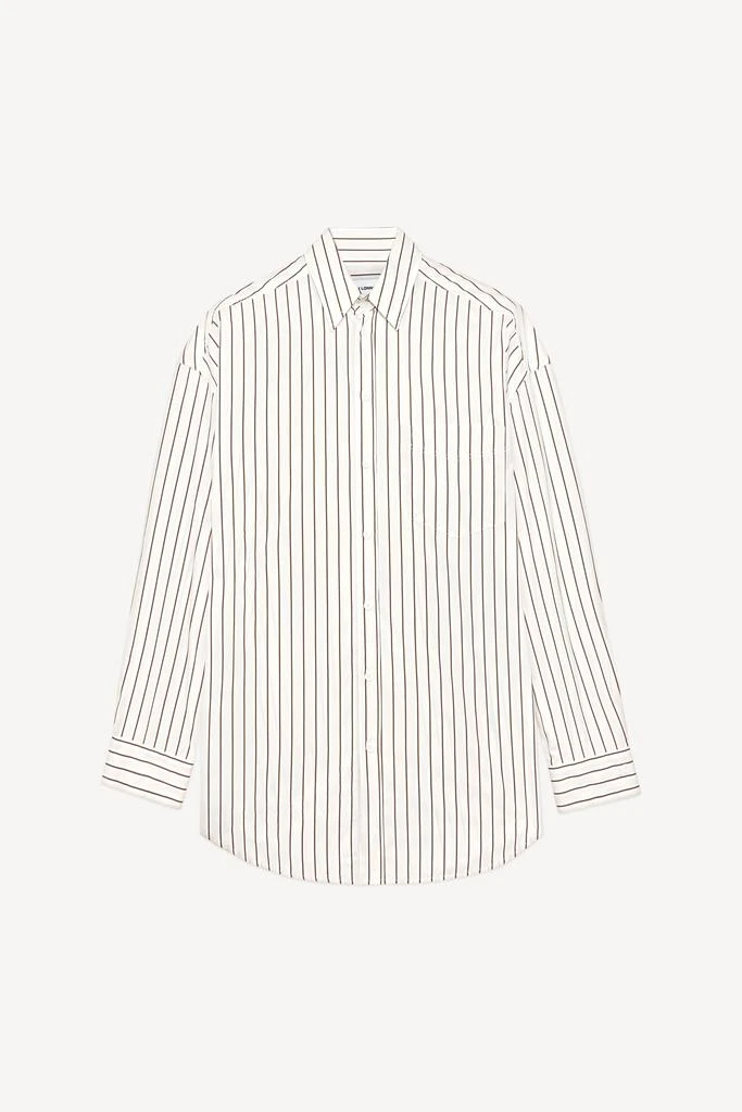 预计3周后发货 Margaux Lonnberg Margaux Lonnberg - Chemise Wenders Brown Stripes 1