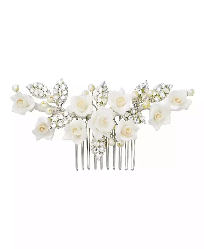 Untamed Petals Victoria Crystal Floral Comb 1