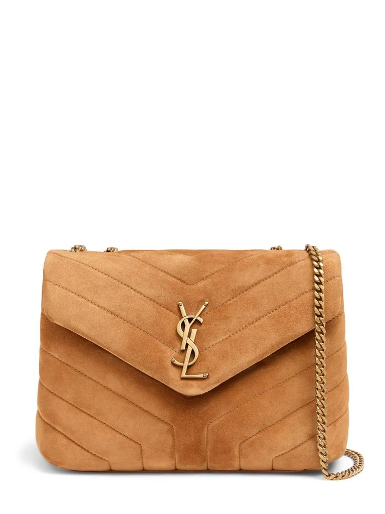Yves Saint Laurent Small Loulou Suede Shoulder Bag 1