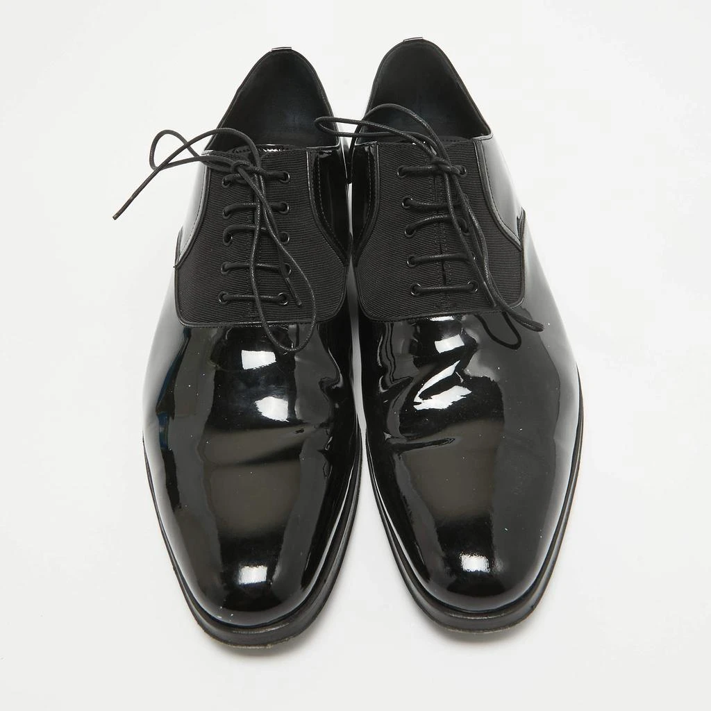 Dior Dior Black Patent Leather Lace Up Oxfords Size 41.5 3