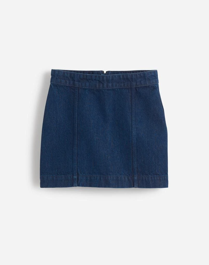 Madewell Denim Seamed Mini Skirt in Maytown Wash 6