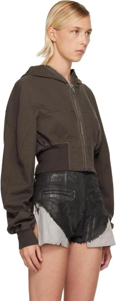 Rick Owens Gray Concordians Collage Hoodie 2