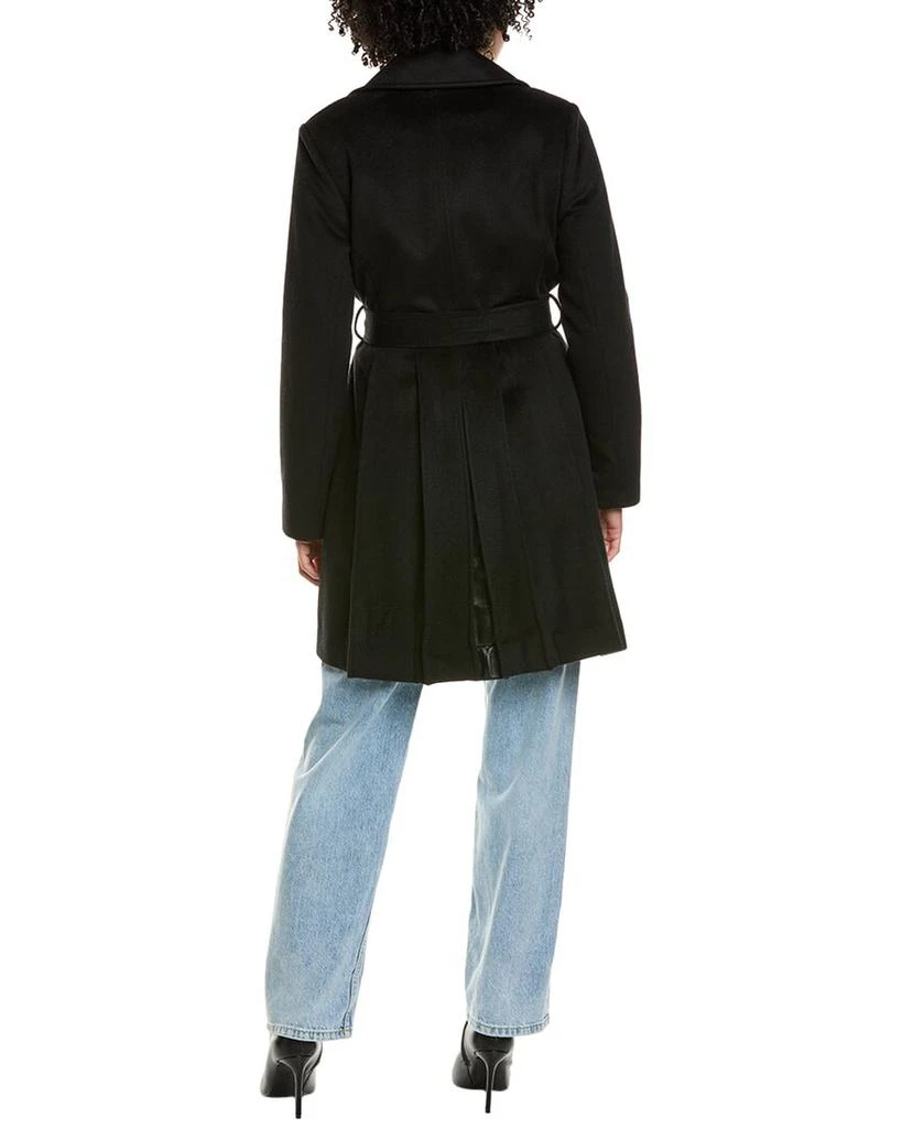 Via Spiga Pleated Wool-Blend Coat 2