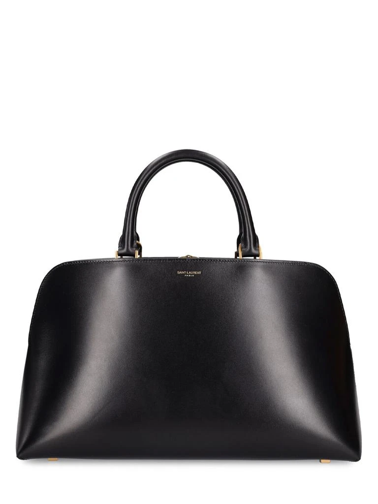 SAINT LAURENT Sac De Jour Leather Bowling Bag 1