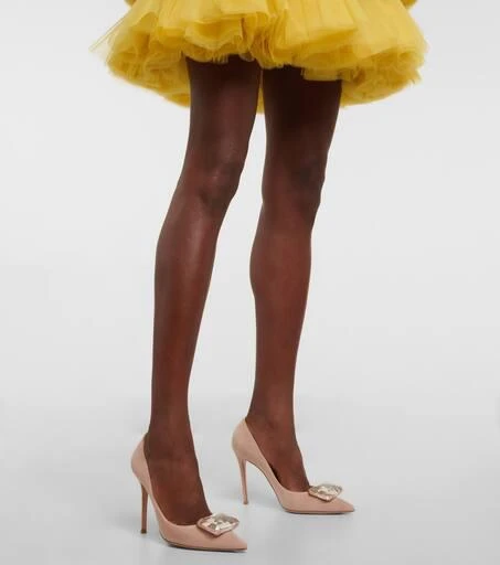 Gianvito Rossi Jaipur 105 embellished suede pumps 4