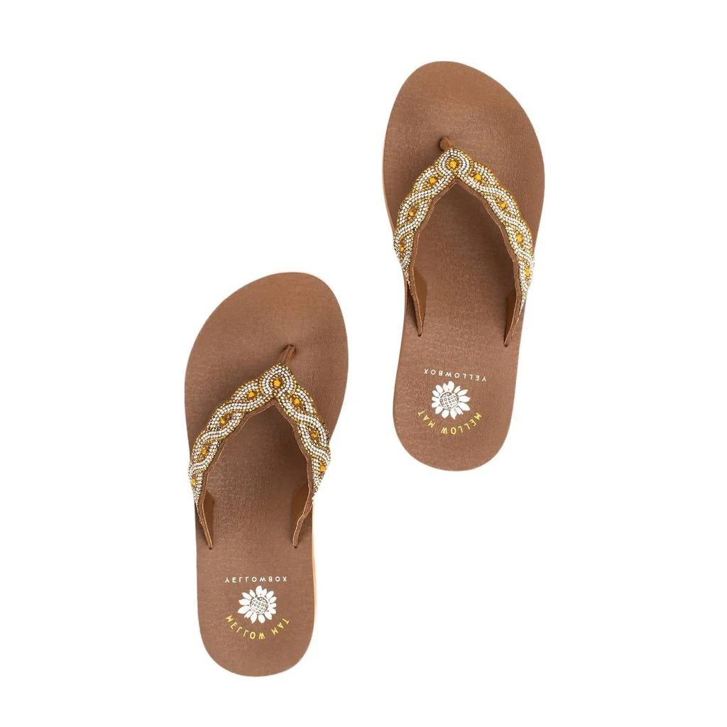 Yellow Box Women's Barbara Sandals In Toast 3