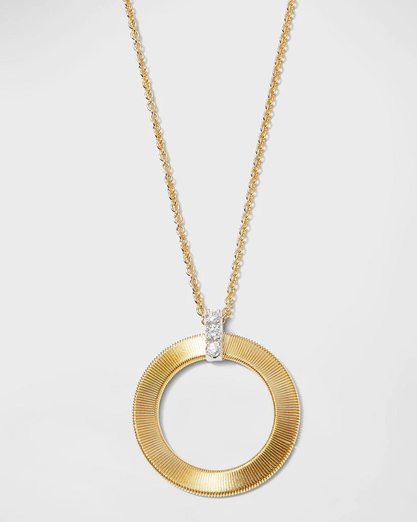 Marco Bicego Masai Circle Pendant with Diamonds 1