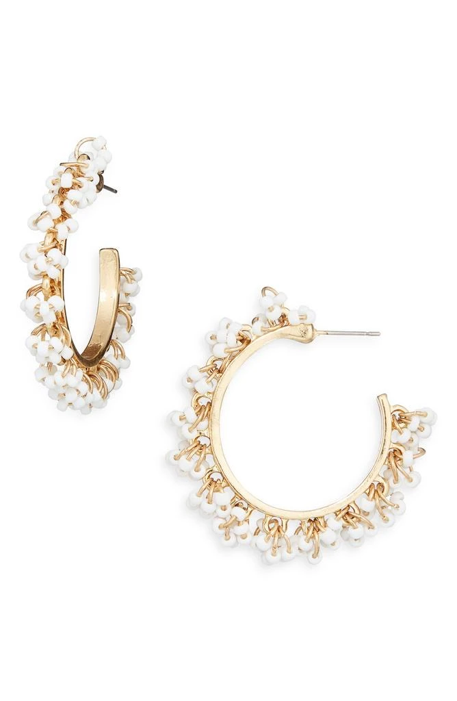 Cara Crystal Hoop Earrings