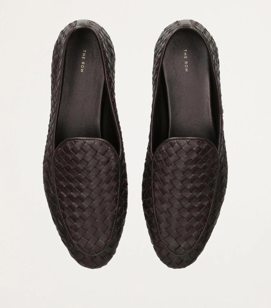 The Row Hereditas Woven Flat Loafers 4
