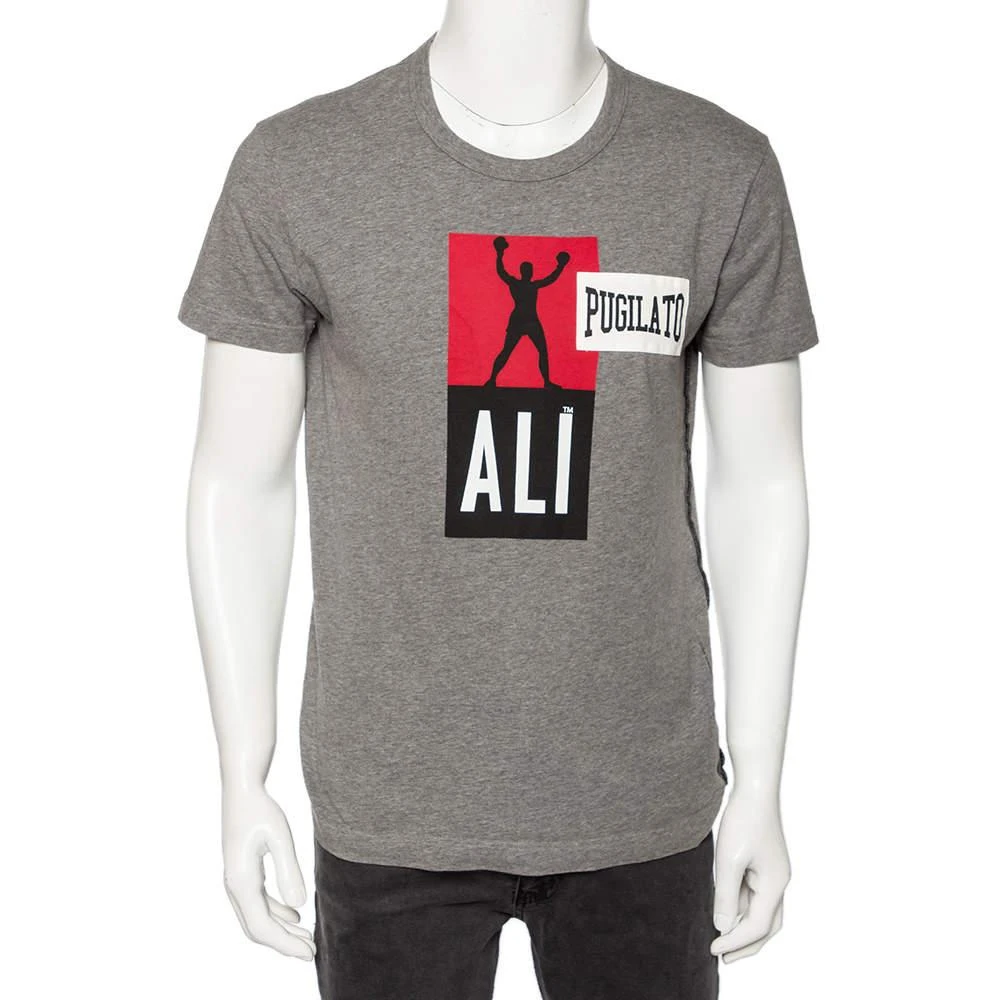 Dolce & Gabbana Dolce&Gabbana Grey Pugilato Muhammed Ali Print Short Sleeve T-Shirt XS 1