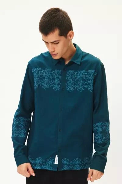 Native Youth Native Youth Gage Embroidered Long Sleeve Button-Down Shirt 1