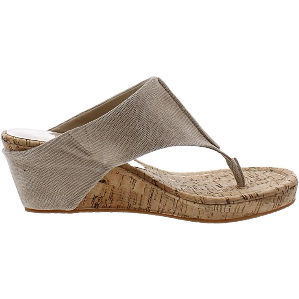 Donald J Pliner GIL85X Womens Leather Slip On Wedge Sandals 3