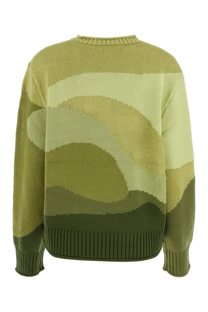 House Of Sunny Multicolor acrylic The Eden Landscape sweater 1