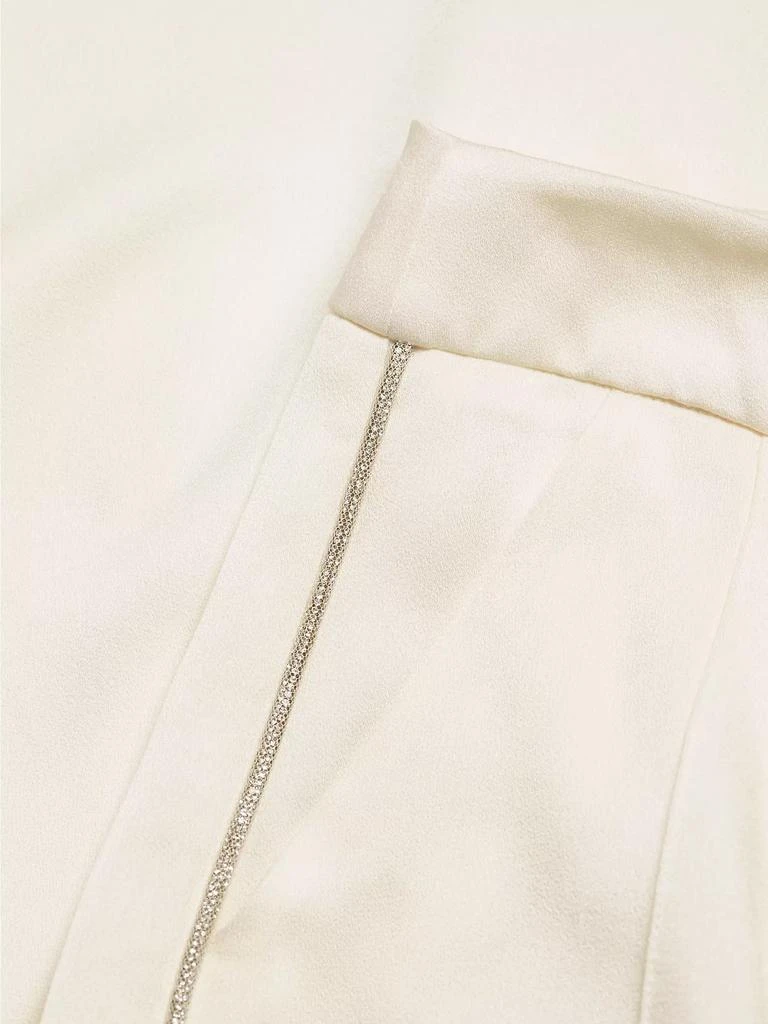 VERONICA BEARD Millicent Crystal-Trim Trousers 7