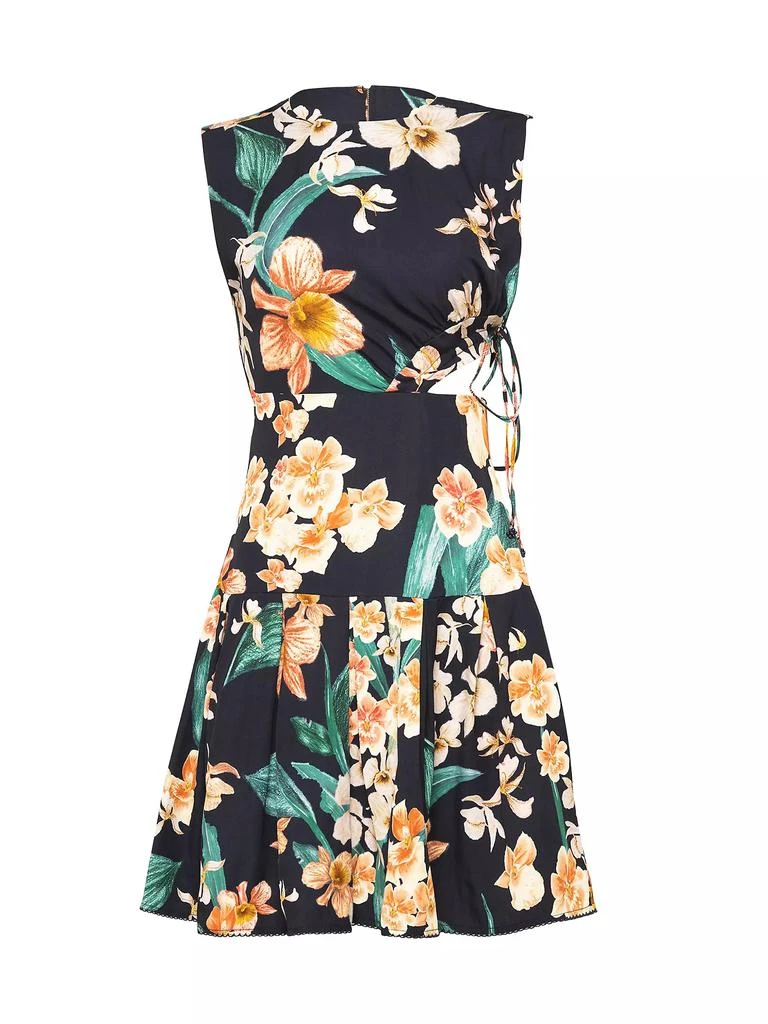 Agua by Agua Bendita Veranera Otono Danza Floral Cut-Out Minidress 1